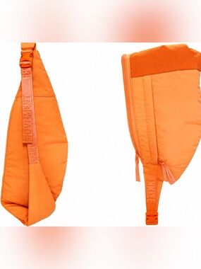 NWT FP Movement by Free People Orange Puffer Crossbody Sling Bag in orange